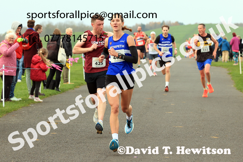 Mens and Womens 2025 Heaton Memorial 10k Road Race, Newcastle Town Moor, Sunday, November 9th. Photo: David T. Hewitson/Sports for All Pics